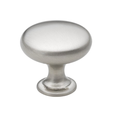 Gliderite Hardware 1-1/8 in. Satin Nickel Classic Round Cabinet Knob, 25PK 5411-SN-25